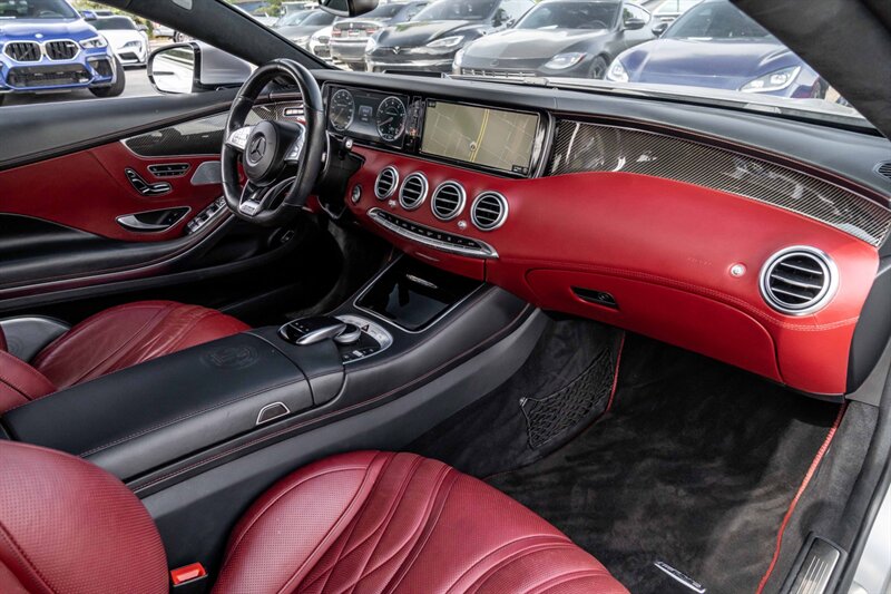 2015 Mercedes-Benz S 63 AMG Coupe  Edition 1 Magno Alanite Gray Bengal Red Carbon Ceramic Breaks Burmester 3D Sound - Photo 21 - Westminster, CA 92683