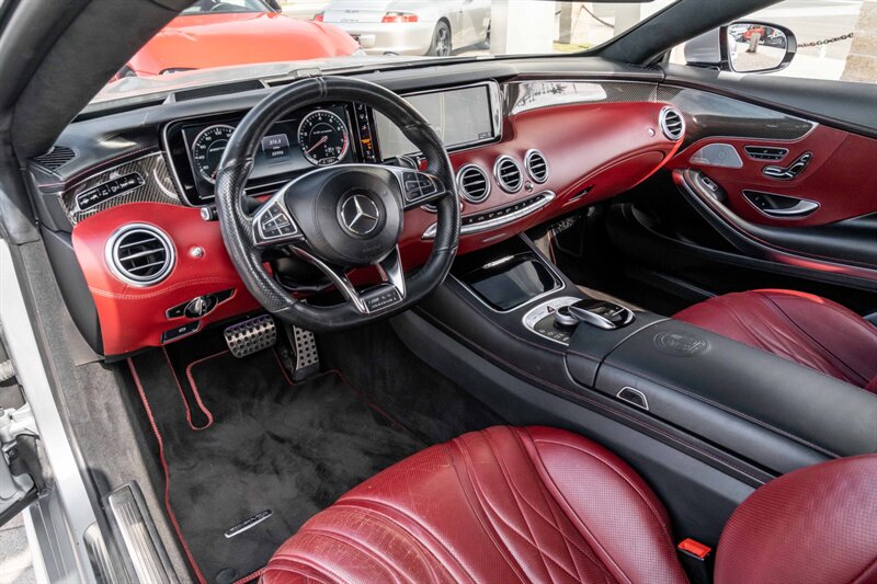 2015 Mercedes-Benz S 63 AMG Coupe  Edition 1 Magno Alanite Gray Bengal Red Carbon Ceramic Breaks Burmester 3D Sound - Photo 6 - Westminster, CA 92683