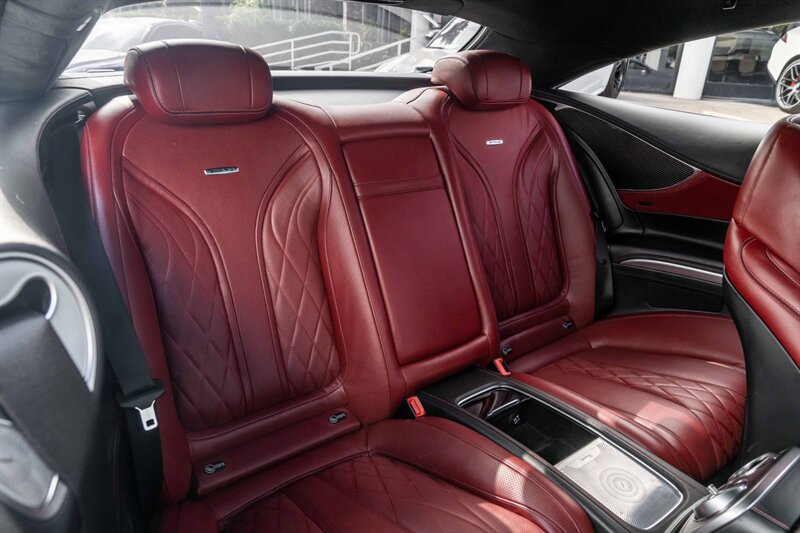 2015 Mercedes-Benz S 63 AMG Coupe  Edition 1 Magno Alanite Gray Bengal Red Carbon Ceramic Breaks Burmester 3D Sound - Photo 35 - Westminster, CA 92683
