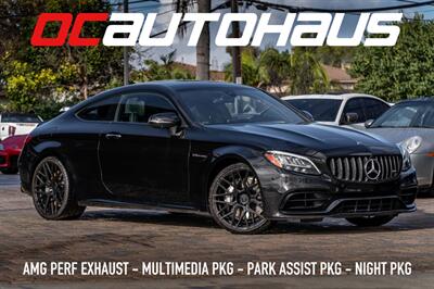 2019 Mercedes-Benz AMG C 63  Coupe One Owner Rohanna Wheels AMG Night Package AMG Performance Exhaust Coupe