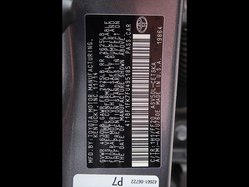 2015 Toyota Camry SE  