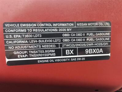 2026 Nissan Frontier SV   - Photo 23 - St. Johnsbury, VT 05819