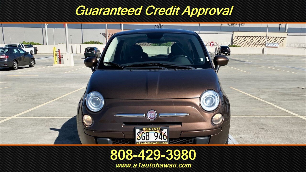 2015 FIAT 500 Pop 500 Pop | ITALY STYLE & BEAUTY GAS SAVER! | FWD | 4 at A1 Auto Sales HI, photo 2
