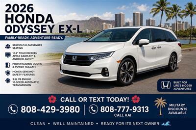 2026 Honda Odyssey EX-L   - Photo 1 - Honolulu, HI 96818