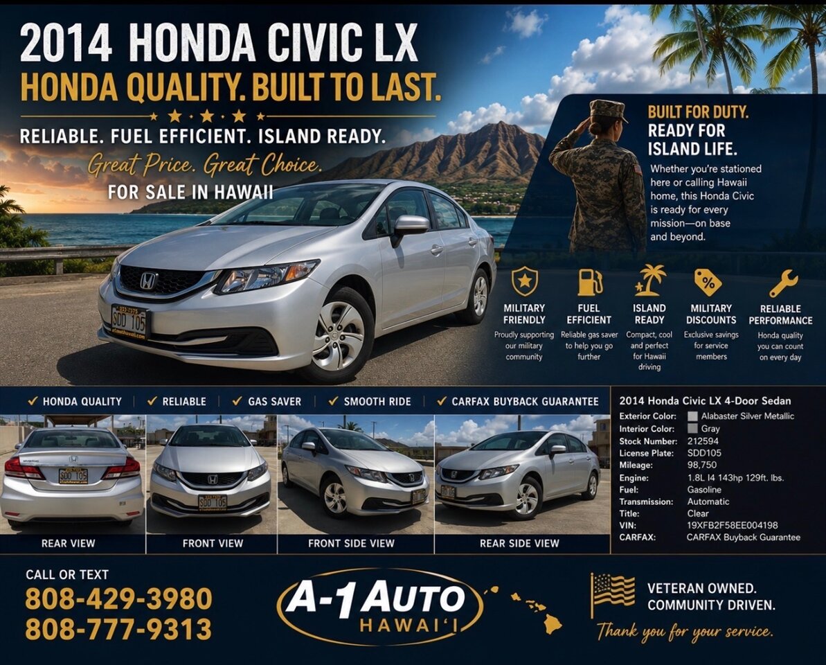 2014 Honda Civic LX CVT's photo