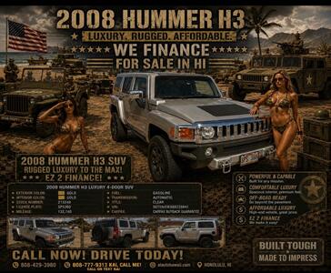 2008 Hummer H3 Luxury  AFFORDABLE *****WE FINANCE***** SUV