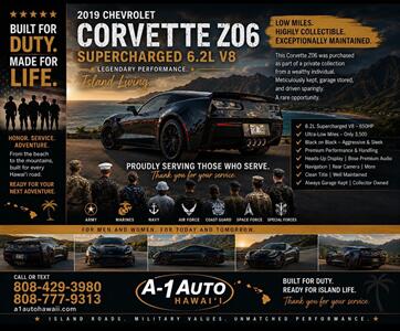 2019 Chevrolet Corvette Z06 SuperCharged 6.2L V8 Miles 3,500 - Photo 21 - Honolulu, HI 96818