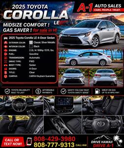 2025 Toyota Corolla LE - Photo 2 - Honolulu, HI 96818