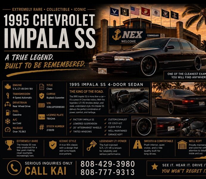 1995 Chevrolet Impala SS SS 4dr Sedan
