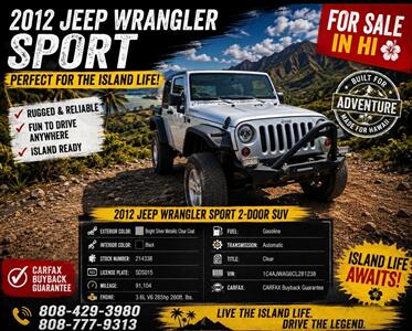2012 Jeep Wrangler Sport  PERFECT FOR THE ISLAND LIFE! - Photo 1 - Honolulu, HI 96818