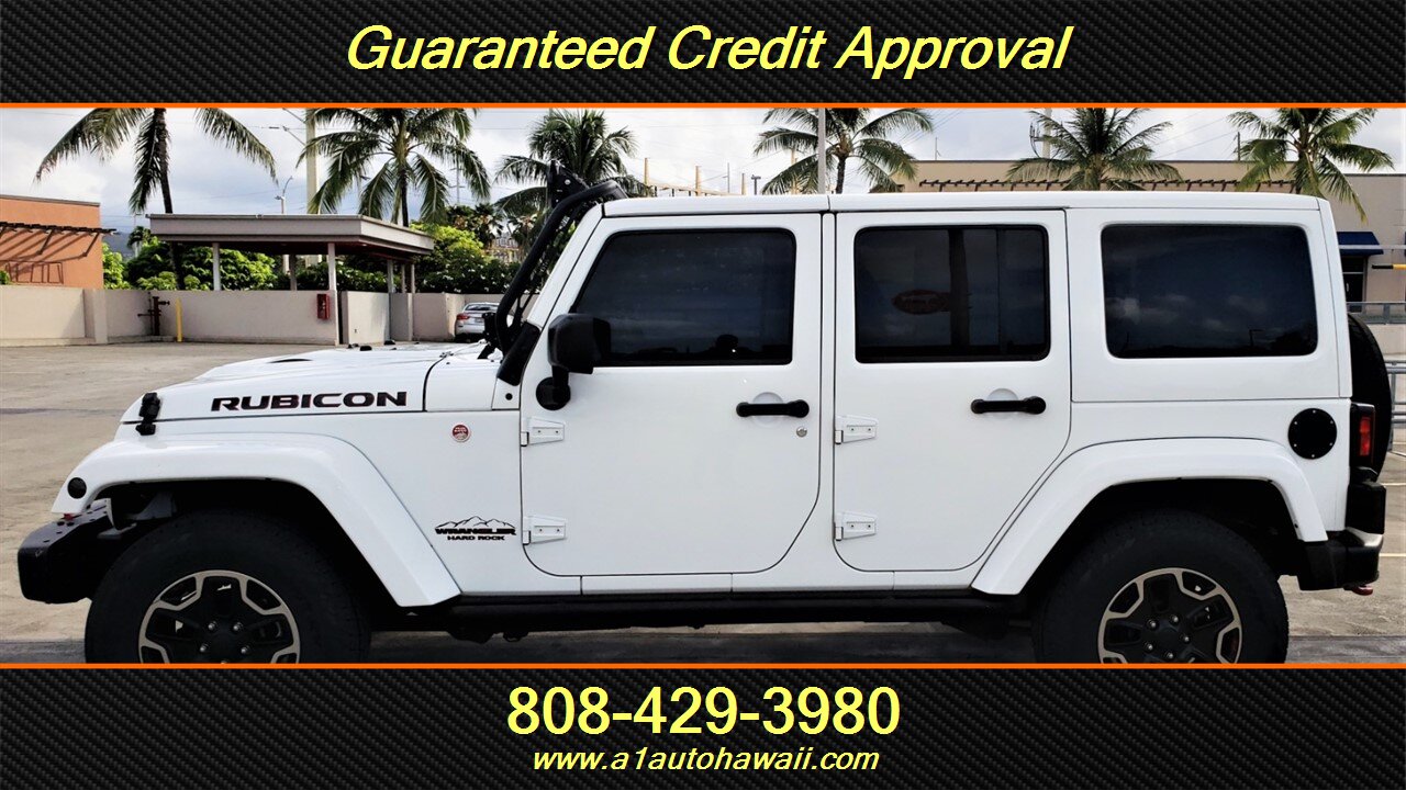 2017 Jeep Wrangler Rubicon Hard Rock Wrangler Rubicon Hard Rock | 4X4 RARE FIND! THE REAL DEAL 4X4 | 4WD | 6 at A1 Auto Sales HI, photo 2