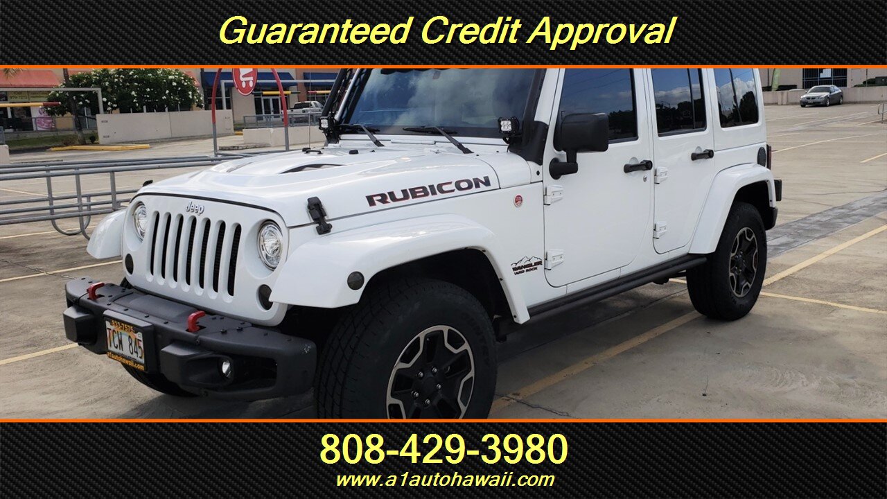 2017 Jeep Wrangler Rubicon Hard Rock Wrangler Rubicon Hard Rock | 4X4 RARE FIND! THE REAL DEAL 4X4 | 4WD | 6 at A1 Auto Sales HI, photo 1