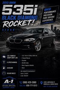 2013 BMW 535i  BLACK DIAMOND ROCKET ! - Photo 1 - Honolulu, HI 96818