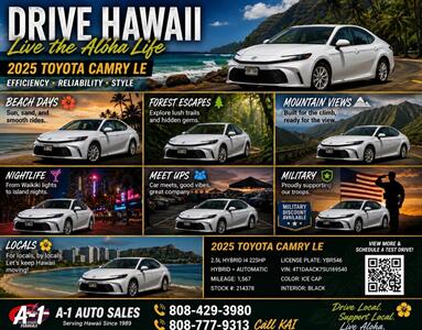 2025 Toyota Camry LE   - Photo 4 - Honolulu, HI 96818