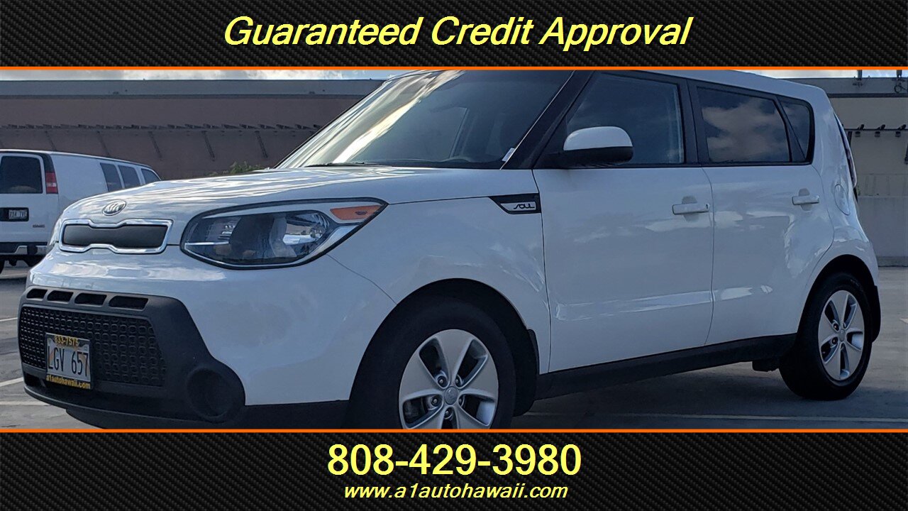 2015 Kia Soul WHITE LIGHT Soul WHITE LIGHT | STYLE CLASSIC & BEAUTY! | FWD | 4 at A1 Auto Sales HI, photo 1