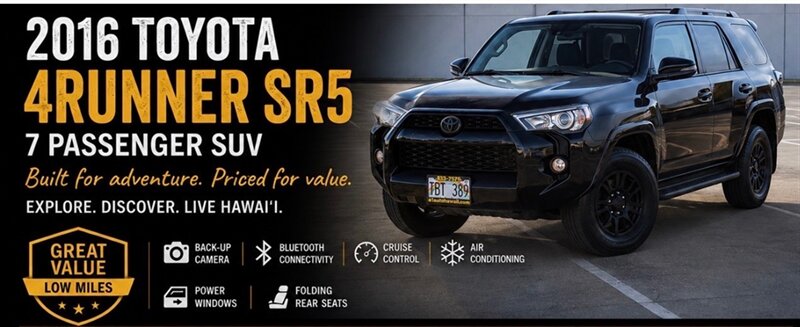 2016 Toyota 4Runner SR5 Base Grade
