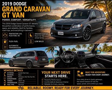 2019 Dodge Grand Caravan SXT  STOW & GO SEATING FOLDS FLAT !  COSTCO TIME !  7 PASSENGER  AFFORDABLE Minivan