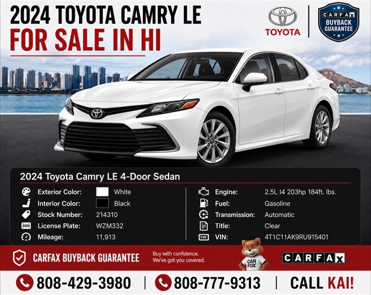 2024 Toyota Camry LE LE