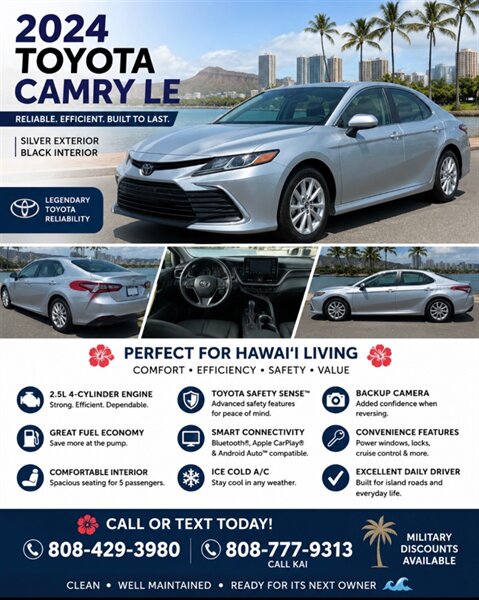 2024 Toyota Camry SUPER LOW MILES ! LIKE NEW ! - Photo 2 - Honolulu, HI 96818