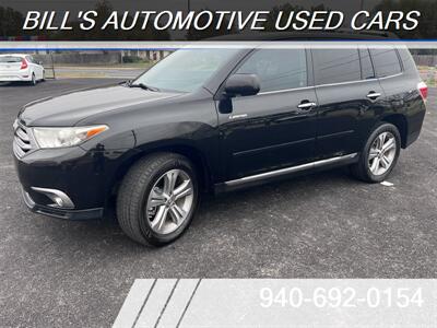 2011 Toyota Highlander Limited   - Photo 1 - Wichita Falls, TX 76310