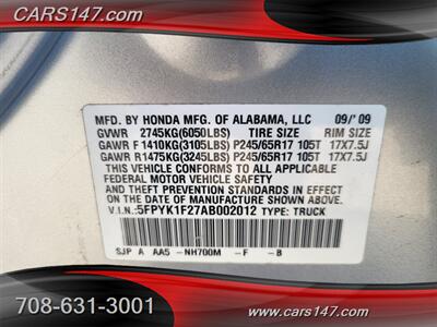 2010 Honda Ridgeline RT - Photo 25 - Midlothian, IL 60445