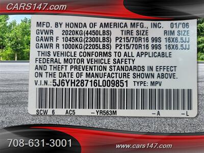2006 Honda Element EX-P   - Photo 21 - Midlothian, IL 60445