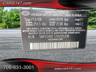 2007 Hyundai SONATA SE   - Photo 21 - Midlothian, IL 60445