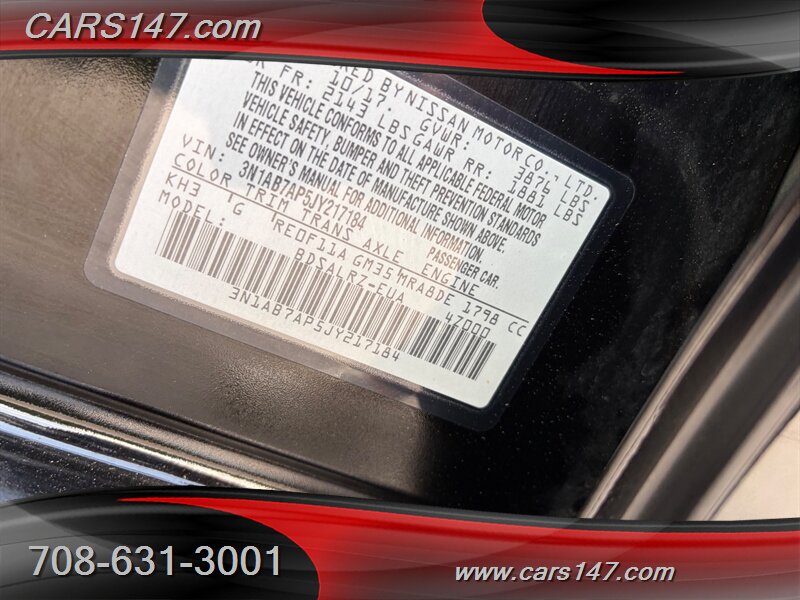 2018 Nissan Sentra SR - Photo 27 - Midlothian, IL 60445