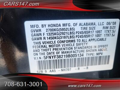 2009 Honda Pilot LX   - Photo 23 - Midlothian, IL 60445