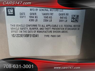 2011 Chevrolet Malibu LT   - Photo 21 - Midlothian, IL 60445
