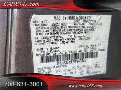 2007 Ford Focus ZX5 S   - Photo 25 - Midlothian, IL 60445
