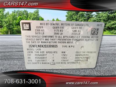 2012 Chevrolet Equinox LT   - Photo 21 - Midlothian, IL 60445