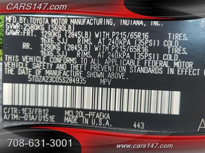 2005 Toyota Sienna CE 7 Passenger   - Photo 21 - Midlothian, IL 60445