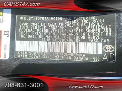 2011 Toyota Corolla S   - Photo 21 - Midlothian, IL 60445