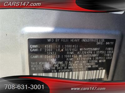 2011 Subaru Outback 2.5i Limited - Photo 34 - Midlothian, IL 60445