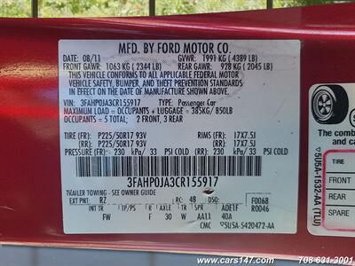 2012 Ford Fusion SEL   - Photo 22 - Midlothian, IL 60445