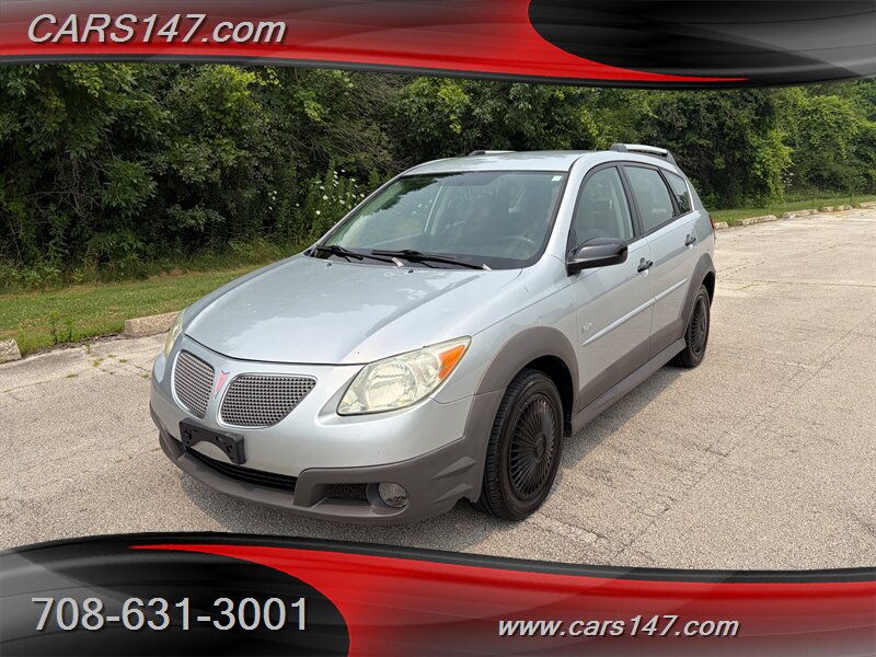 Gray (Platinum) 2006 Pontiac Vibe Hatchback Front-Wheel Drive Automatic