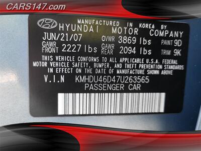 2007 Hyundai ELANTRA GLS   - Photo 14 - Midlothian, IL 60445