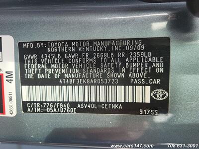 2010 Toyota Camry LE   - Photo 20 - Midlothian, IL 60445