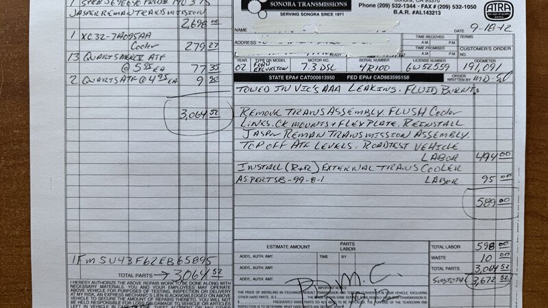 2002 Ford Excursion Limited 4x4 7.3L Diesel - Photo 18 - Lakeport, CA 95453-5619