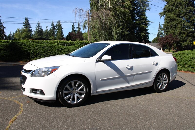 White 2015 Chevrolet Malibu 2LT FWD Sedan Front-Wheel Drive Automatic