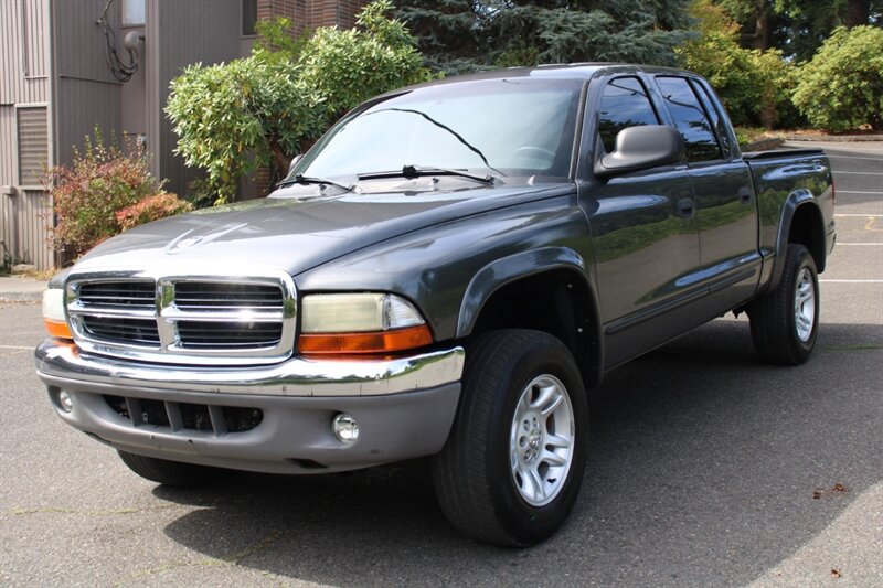 Gray 2004 Dodge Dakota Pickup Truck Four-Wheel Drive Automatic