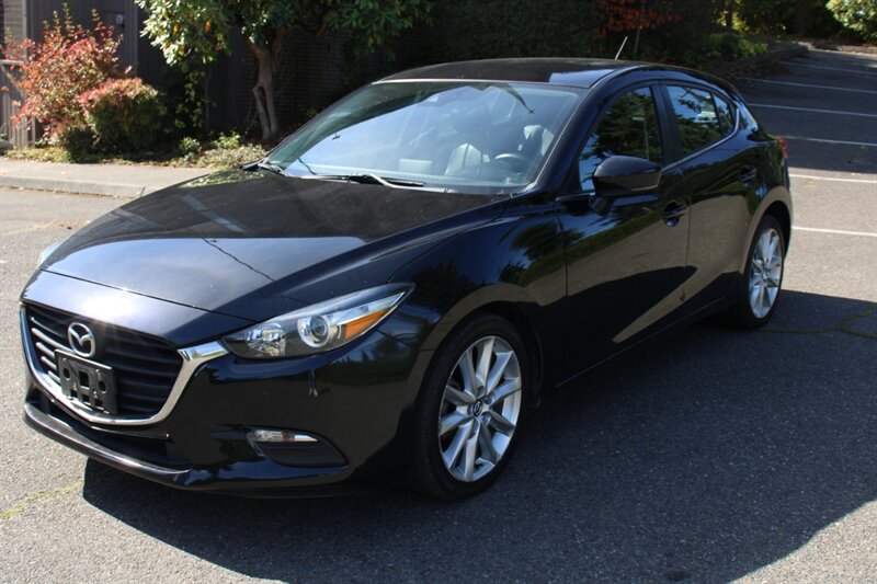 Black 2017 Mazda MAZDA3 Hatchback Front-Wheel Drive Automatic