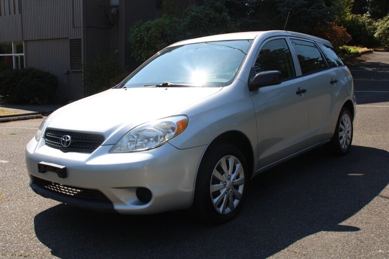 Silver 2008 Toyota Matrix Hatchback Front-Wheel Drive 5-Speed Manual