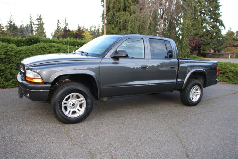 Gray 2003 Dodge Dakota Pickup Truck Four-Wheel Drive Automatic