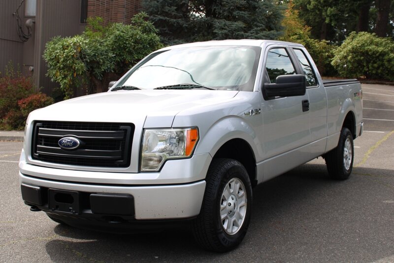 Silver 2013 Ford F-150 Pickup Truck Four-Wheel Drive Automatic