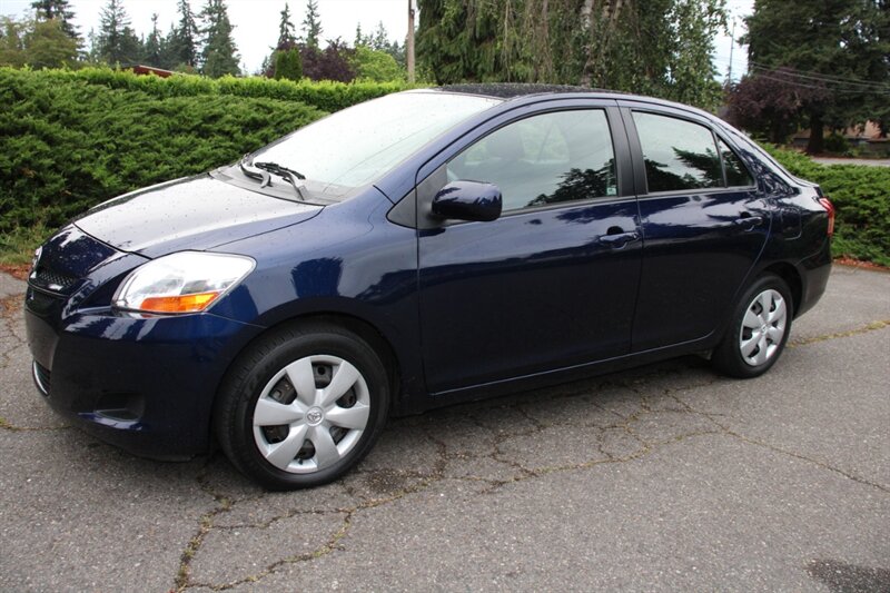 Blue 2008 Toyota Yaris Sedan Front-Wheel Drive Automatic