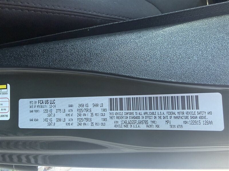2015 Jeep Wrangler Sport  