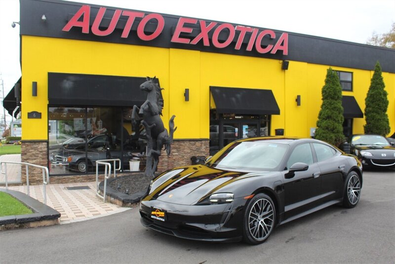 Black 2022 Porsche Taycan Sedan RWD Sedan Rear-Wheel Drive Automatic