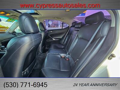 2010 Lexus IS 250  Sedan w/Moonroof   - Photo 12 - Auburn, CA 95603